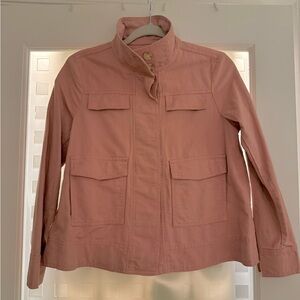 LOFT Pink Utility Jacket